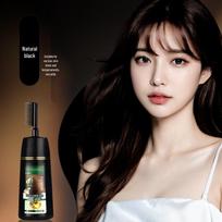 Trendy Salon-Quality Whitening Hair Dye Cream, No Bleach, Gray Coverage, Easy Coloring 500ml