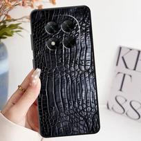 Case for Xiaomi Redmi Note 9 10 11 12 Pro 12s 13 14 Pro Plus 7 8 10S 11s 9S Black Soft Phone Cover Crocodile Skin Texture Redmi Note 8T