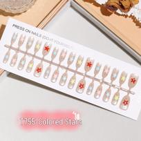T755 Macaron Dopamine Polka Dot Cat Eye Nail Stickers - Sweet & Cool Y2K Style