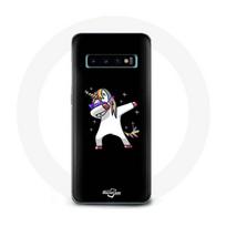 Coque pour Samsung Galaxy s10 edge Dab unicorn licorne
