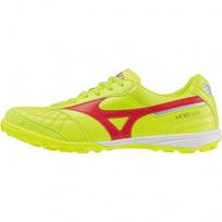 [MIZUNO] Unisex Morelia Sara JP TF 45 Yellow Red Futsal Training Shoes