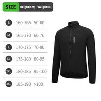 WOSAWE Summer Men's and Women's Road Bicycle Windbreaker Windproof Sunproof Waterproof Cycling Jacket S juoda
