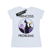Disney Womens/Ladies Villains Princess Headaches Cotton T-Shirt L balta