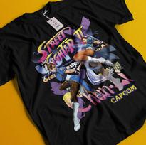 Chun Li T-shirt Street Fighter vs King Of Fighters Snk Anime Gift Shirt All Size 3XL