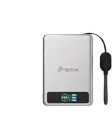 Įkroviklis PowerNeed BMX SolidSafe™ 10K Solid-State Magnetic Power Bank, Sidabrinis