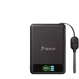 BMX SolidSafe™ 10K magnetinė išorinė baterija, Juodas
