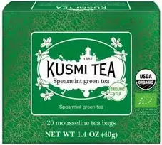Organic žalias tea Kusmi Tea Spearmint Žalias Tea – 20 muslin tea bags