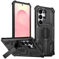 Case for Samsung Galaxy S26 Ultra S25 FE S24 Plus Kickstand Heavy Duty Armor Phone Cases Galaxy S24 Ultra juoda