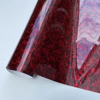 New 152CM*10CM Carbon Vinyl Wrap Film DIY Black Red Wrap Roll Adhesive Decal High Quality Self Adhesive Vinyl Car Stickers