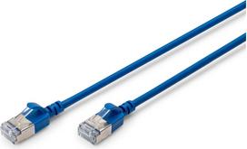 Digitus CAT 6A F-FTP Slim Patch Cable, 0.5 m | DK-1632-A-005S-B | Blue