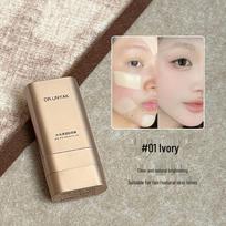 Elegant Ke Shuiguang Clear Foundation Stick: Waterproof, Sweatproof, Long-lasting, Lightweight, Natural Brightening Cream. 13.5g gray