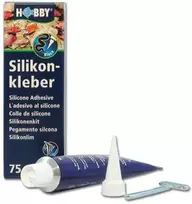 Hobby Aquaristik Silikoniniai klijai 75g juodi HOBBY