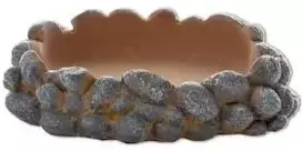 Hobby Terraristik HOBBY gėrimo indas Pebbles M 21 x 16 x 3,5 cm