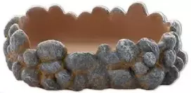 Hobby Terraristik HOBBY gėrimo indas Pebbles L 25 x 21 x 4 cm