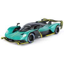 1/24 Aston Martin Valkyrie Spider Superautomobilio Lydinio Automobilio Modelis Su Garsu ir Šviesa Traukiamas Atgal Vaikų Žaislas Kolekcionuojamas Daiktas Gimtadienio Dovana žalia