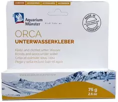 Aquarium Münster ORCA 75 g juodi klijai po vandeniu