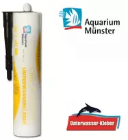 Aquarium Münster ORCA 450 g juodi klijai po vandeniu