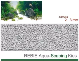 Rebie Baltas akvariumo žvyras 2-3 mm 5kg