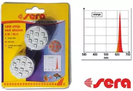 sera LED oranžinė šviesa 2W/12V