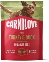 Vafo Praha Sro Carni Love Carnilove šunims skirtas kalakutienos ir anties ėdalas - kalakutienos ir anties ėdalas 300g