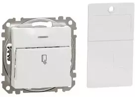 Kortelinis jungiklis Schneider Electric Sedna Design SDD111121 (baltas)