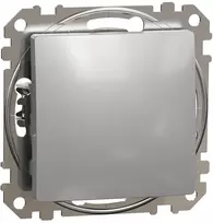 1 klavišo kryžminis perjungiklis Schneider Electric Sedna Design SDD113107 (aliuminis)