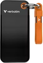 Kietasis diskas Dysk Zewnętrzny Verbatim Pocket SSD 256GB USB-C 3.2 gen.2 juoda-oranžinė 32418