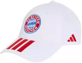 Kepurė su snapeliu vaikams adidas FC Bayern Monachium balta KT3396 (Dzieci)