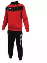 Givova Tuta Visa TR018 1210 sportinis kostiumas Raudona/Juoda