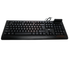 Acer AKW320 | Keyboard | Wired | US | Smart Card Reader | Black | Retil pack