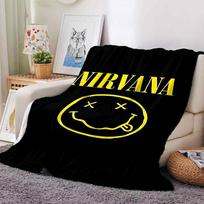 1 vnt. Nirvana šypsenėlės minkštas šiltas pledas namams, biurui, kelionėms, jaukus visų sezonų patalynės dovana, biuro jaukumo aksesuaras 1094 80cmx120cm(31inx47in) white