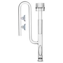 Glass Lily Pipe Inflow with Skimmer for Aquarium Absorb Dissolved Organics S