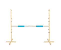 Przeszkoda Skokowa Do Hobby Horse 160Cm, H-120 Cm, Belka Jasnoniebieska