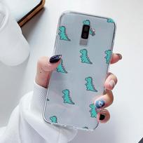 Skirta Samsung Galaxy S9 S 9 Plus telefono dėklas Animacinis galinis dangtelis Skaidrus minkšto silikono gėlių Funda Skirta Samsung s9 S9+ Mielas Capa S9