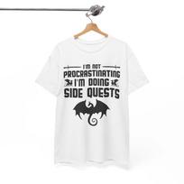I'm not Procrastinating I'm doing Side Quests RPG Gamer T-Shirt | Procrastinator S