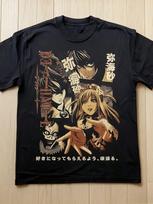 Classic Vintage Anime T-shirts Death Note Anime T-shirts Retro Pattern T-shirts Y2k Graphic Printed Cotton Short-sleeved Unis... S įvairiaspalvis