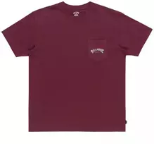 Billabong Sukrautų arkų marškinėliai EBYZT00175-RSN0 Bordo L