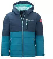 Trollkids Vaikams Hemsedal sniego striukė XT su pašiltinimu, mėlyna, žieminė striukė berniukams/mergaitėms (513-104)