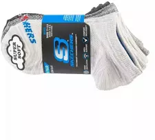 Skechers 6 poros berniukams paprastos kojinės S112222-GRY pilkos 31-34