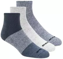 Skechers 3 poros Vyriškos Trumpikės Spalvų Blokelių Kojinės S118998-BLU Įvairiaspalvės 41-46