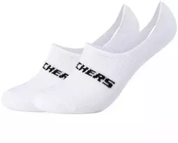 Skechers 2 poros tinklinės ventiliacijos bateliai tipo kojinės SK44008-1000, balta spalva, 35-38