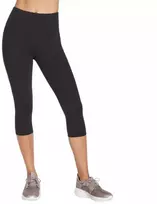 Skechers Go Walk Aukšto liemens Kapri Šortai W2CP2-BLK Juoda XS