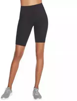 Skechers Go Walk Šortai Dviratininkams Su Aukštu Liemeniu W3SH53-BLK Juodi L