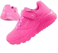 Skechers Uno Lite vaikiški sportiniai bateliai rožiniai patogūs