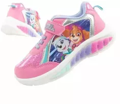 Leomil mergaičių sportbačiai Paw Patrol su LED