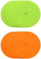Lankstūs lauko žymekliai - apvalūs 15 cm - 6x žali, 6x oranžiniai SMJ sport ZPO-OG