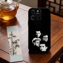 D-Depeche Mode Phone Case For iPhone 17, 16,15,14,13,12,11 Plus,Pro Max, Others Soft Black Cover iPhone16se4
