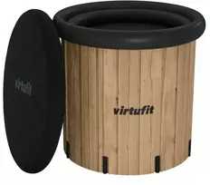 VIRTUFIT LEDO VONIA XXL - 375 LITRŲ - MEDIENOS IMITACIJA - SU PRIEDAIS