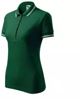 Moteriški urban polo marškiniai (tamsiai žali)