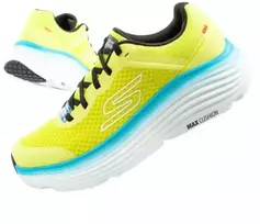 Vyriški Skechers Max Cushioning lengvi laimo spalvos bėgimo bateliai